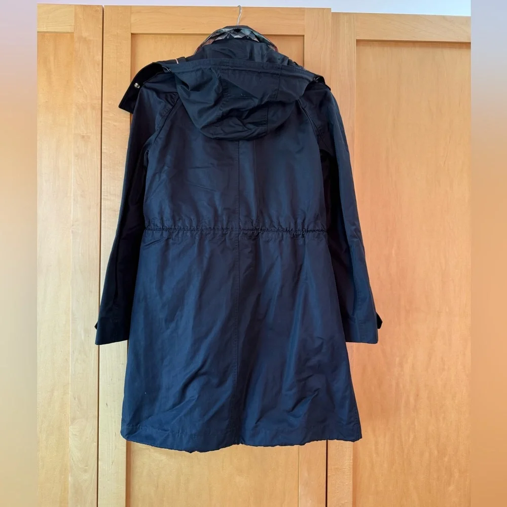 Black Burberry Raincoat - Picture 2 of 9